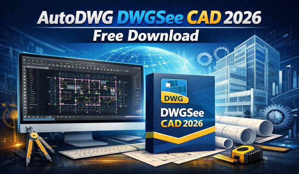 AutoDWG DWGSee CAD 2026 Free Download