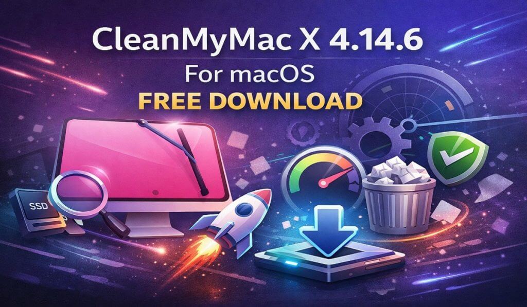 CleanMyMac X 4.14.6 For macOS Free Download