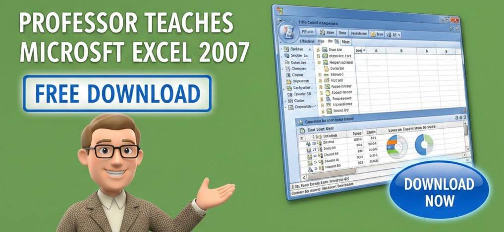 Professor Teaches Microsoft Excel 2007 Free Download